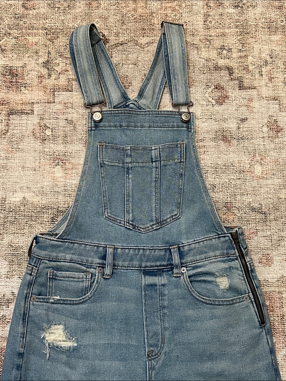 Woman’s AEO Mom Jean Denim Overalls